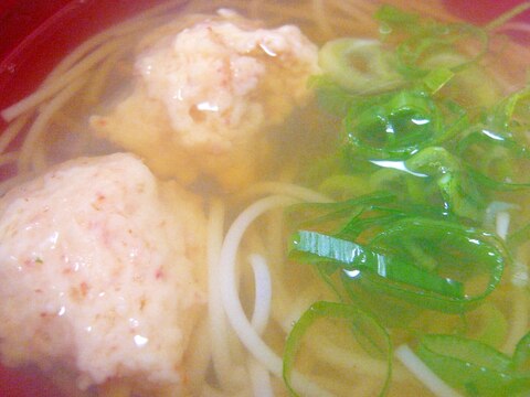 ♥　エビすり身入り！　にゅう麺　♥